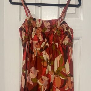 A New Day Floral Print Sundress with Straps